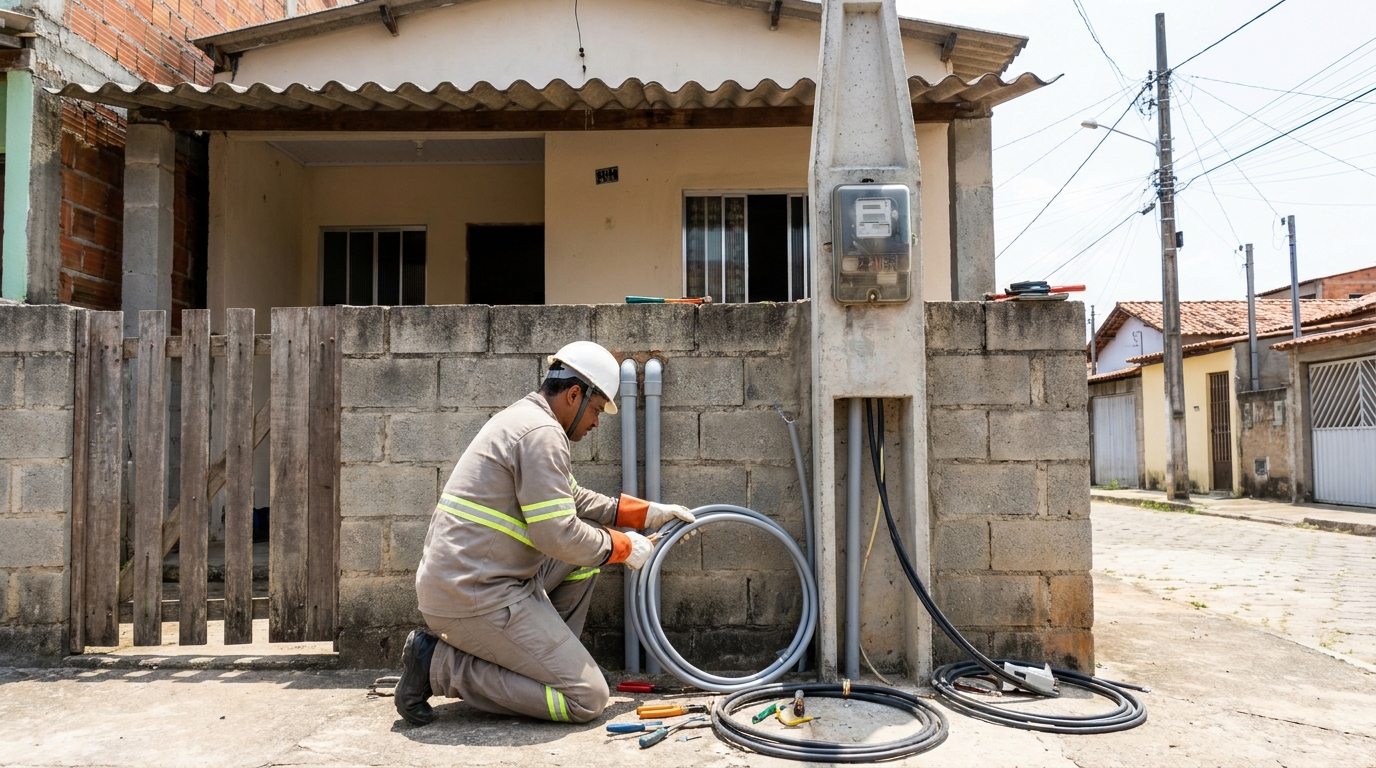 Instalação de Poste Padrão em Osasco‑SP